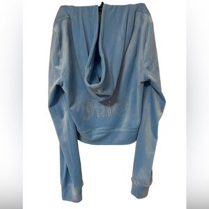 juicy couture zip-up; size large-xl🩵